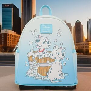 Loungefly Disney 101 Dalmatians‎ Bath Puppies Mini Backpack NEW WITH TAGS!